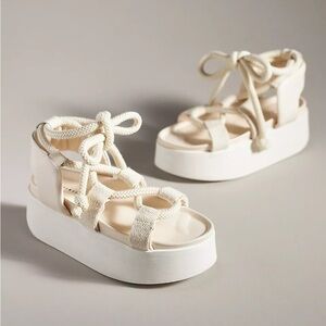 Inuikii Cord Artemis Lace-Up Sandals